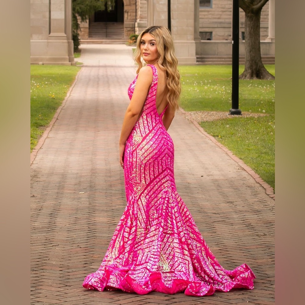 JOVANI Pink Prom Dress Size 0